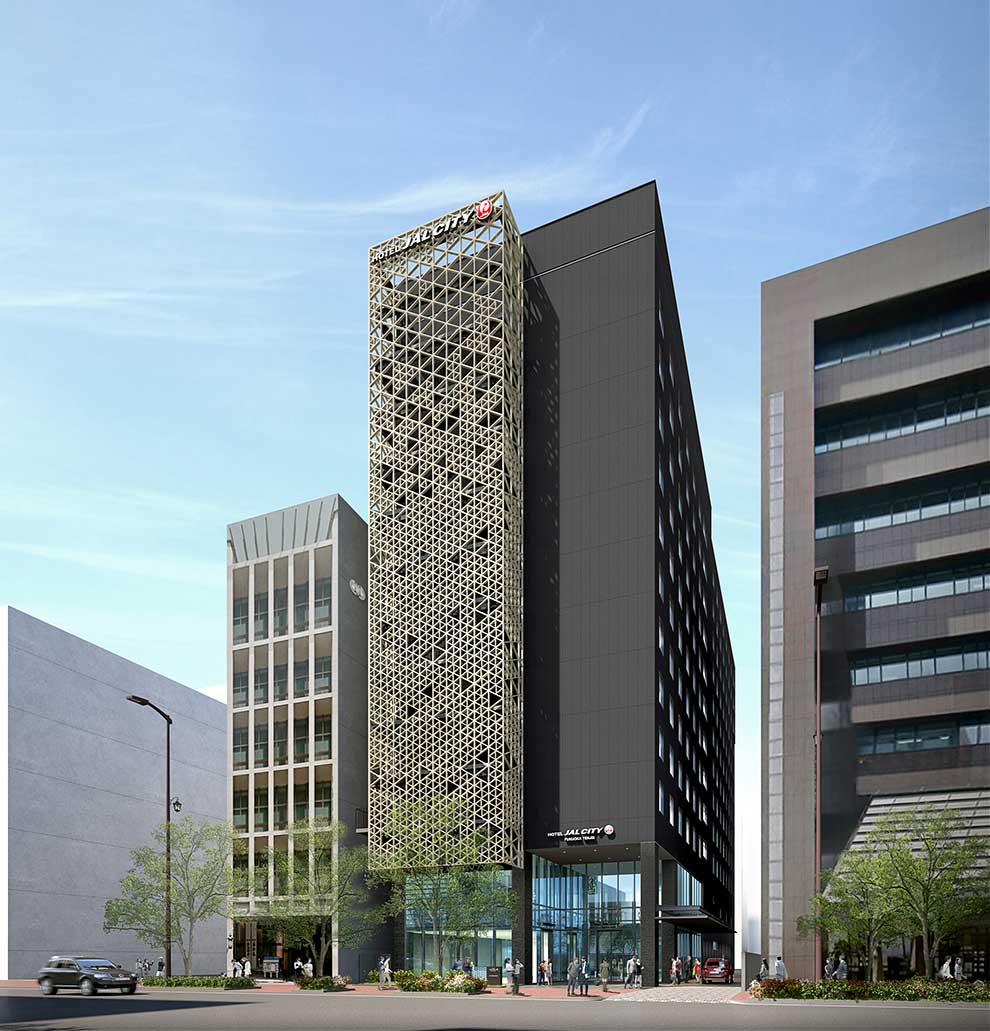 image:Rendition of Hotel JAL City Fukuoka